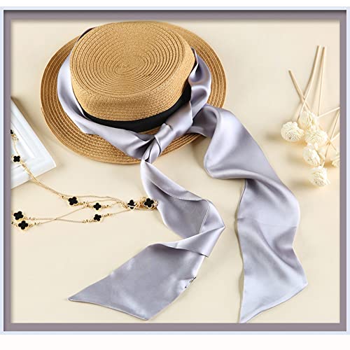 Silver Double Face Satin Ribbon 1 Inch x 50 Yards for Crafts Gift Wrapping