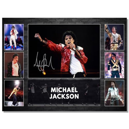 Michael Jackson Music Legend Poster Wall Art 12x18 Unframed Bedroom Decor