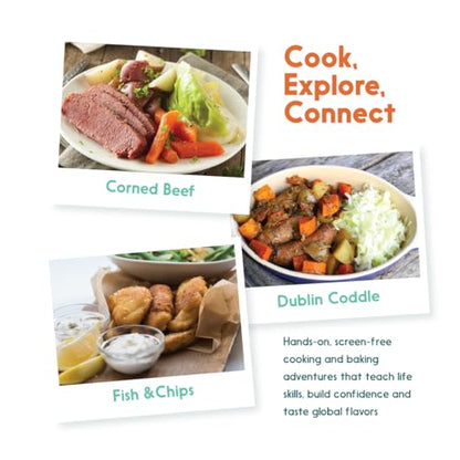 Kids Cooking Set - Explore Ireland / Cooking - 16 Pcs with Recipes & Ingredients