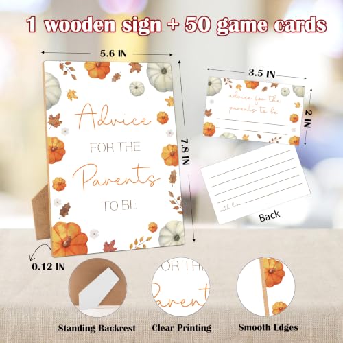 Pumpkin Baby Shower Games Set - Fall Gender Reveal Party Activities