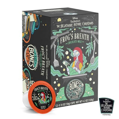 Chocolate Mole Coffee Pods - Bones Frog's Breath Low Acid Medium Roast Single-Serve K-Cup Compatible