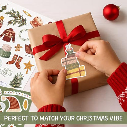 Christmas Stickers for Kids - Large Set of 400 Holiday Decorations - Variation of THIS listing