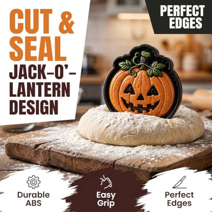 Halloween Spooky Mini Pie Mold Set with 10 Shapes - Ghost, Pumpkin, Skull & More - Reusable Baking Tool - Variation of THIS listing #I