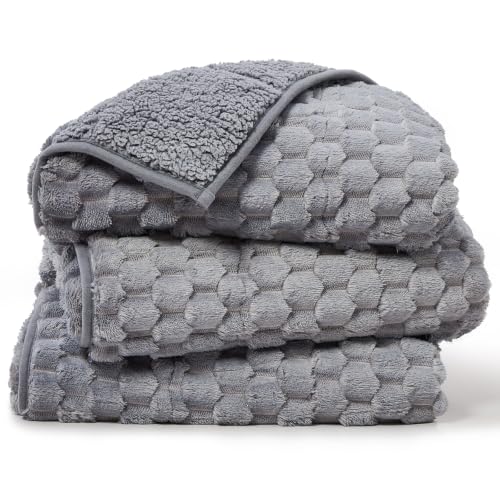 Queen Weighted Blanket 60x80 Inches 15lbs - Cozy Sherpa & Fleece Comfort