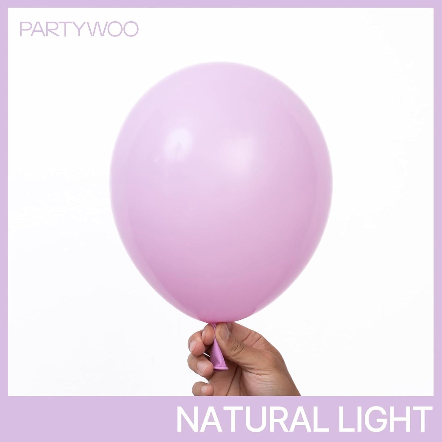 PartyWoo Baby Pink Balloons - 100pcs Pastel Balloon Arch Kit for Baby Shower & Birthday Decor | 5-36 Inch Sizes