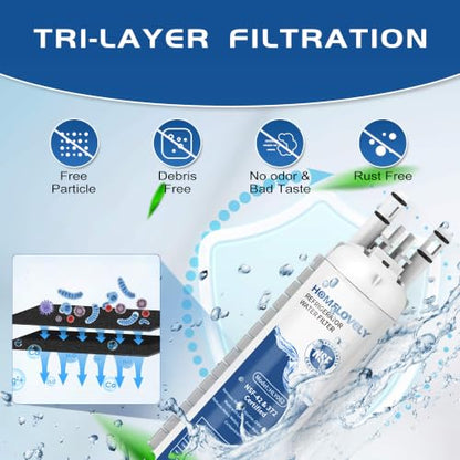 Water Filter Replacement for Frigidaire 3 Pack - Compatible with GRFS2853AF and More
