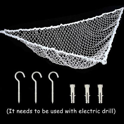 Stretchable Mesh Toy Net for Kids and Pets - Wall Hanging Storage Organizer