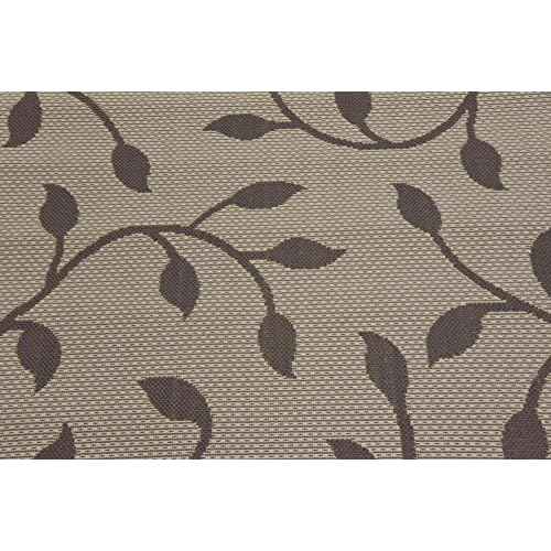 Unique Loom Outdoor Botanical Collection Area Rug - Botanical (3' 3" x 5' 1" Rectangle, Gray/ Silver)