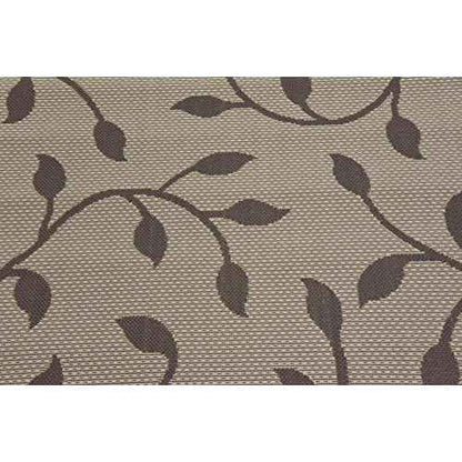 Unique Loom Outdoor Botanical Collection Area Rug - Botanical (3' 3" x 5' 1" Rectangle, Gray/ Silver)