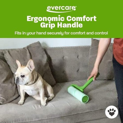 Evercare Ultra Sticky Pet Lint Roller - Mega Value Pack with Handle & 2 Refills | 50 Sheets Each