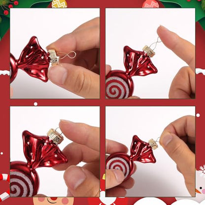 100PCS Christmas Ornament Caps Gold 2.2cm - DIY Holiday Decorations