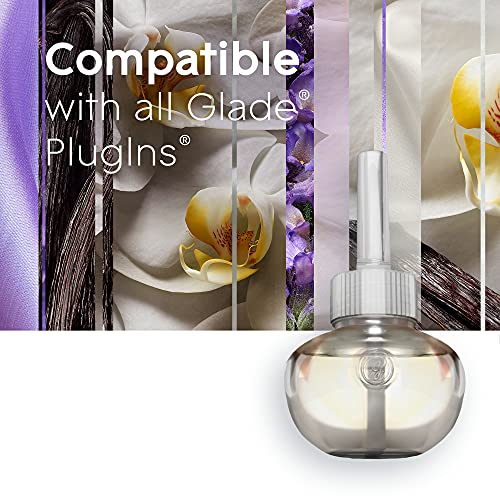 Glade PlugIns Refills Air Freshener, Scented and Essential Oils for Home and Bathroom, Lavender & Vanilla, 2.01 Fl Oz, 3 Count