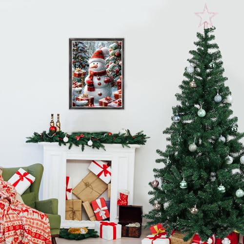 Christmas Diamond Painting Kit for Adults - Snowman, Variation PD030