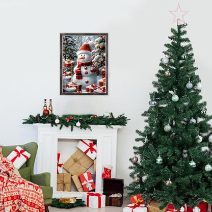 Christmas Diamond Painting Kit for Adults - Snowman, Variation PD030