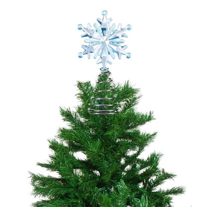 Iridescent Mini Snowflake Tree Topper for Christmas Decorations - Blue Gemstone