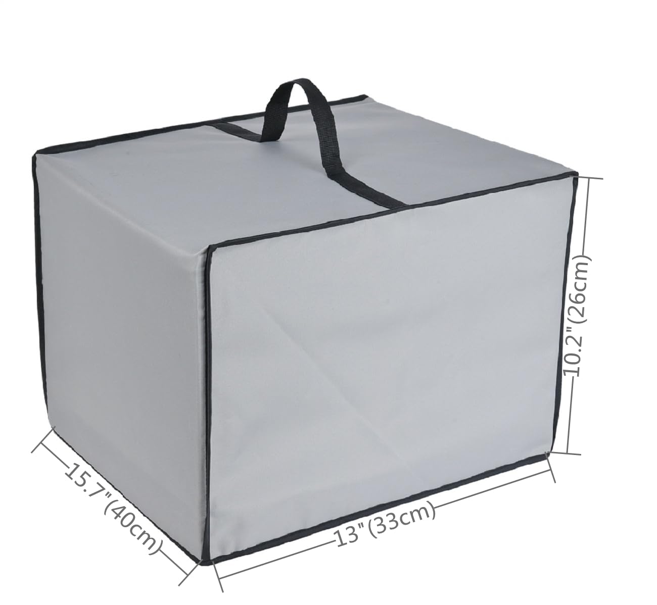 Slow Cooker Cover,Dustproof Waterproof Lid for Crock-Pot 7 Quart Oval Manual Slow Cooker(SCV700-S-BR) (Silver Grey)