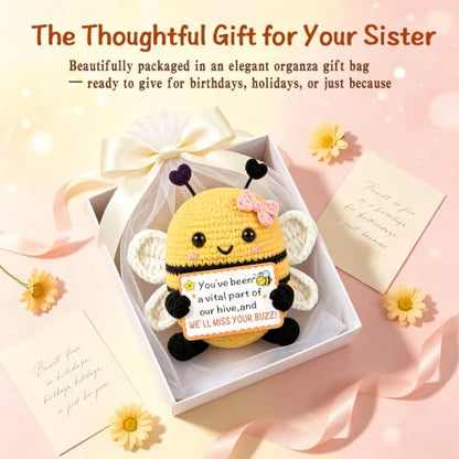 Crochet Bee Amigurumi Coworker Farewell Gift - Knitting