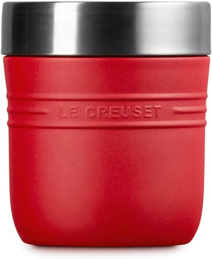 Le Creuset Stainless Steel Food Jar - 16 oz. | Portable & Stylish Cerise Design