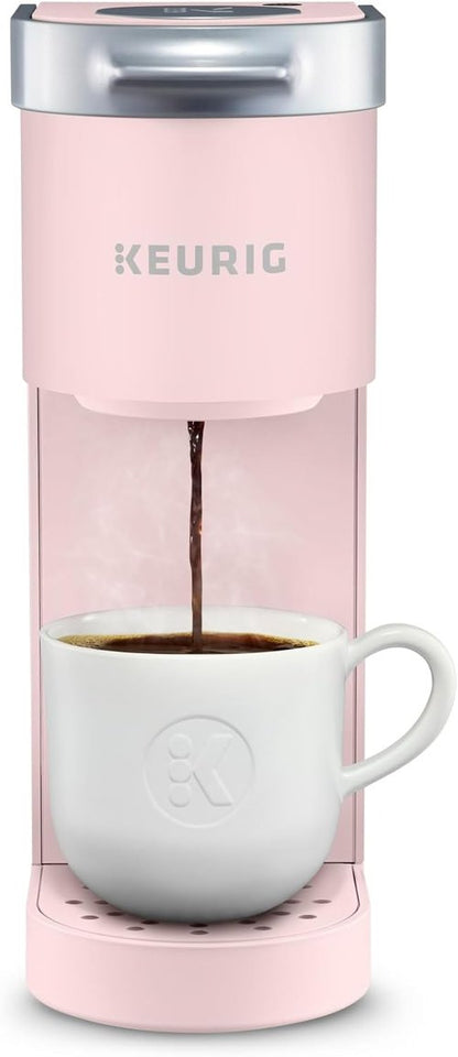 Keurig K-Mini Coffee Maker - Compact Single Serve K-Cup Pod Brewer | 6 to 12oz, Dusty Rose Finish