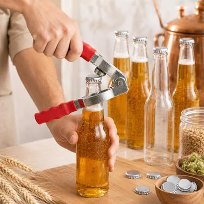 30-Pack Silver Metal Bottle Caps for Home Brewing & Craft Beverages
