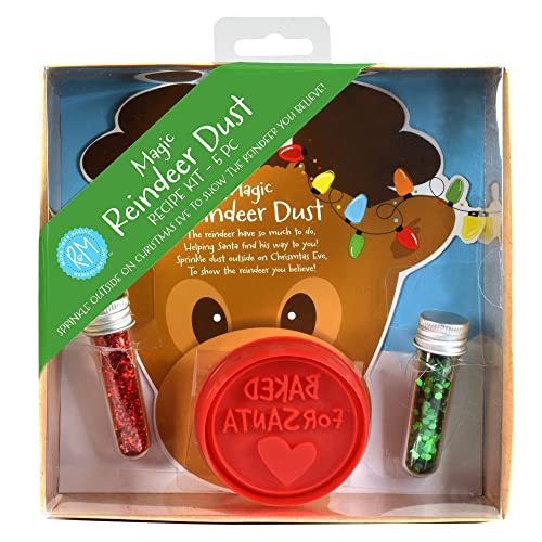Christmas Reindeer Dust Kit with Cookie Stamper and Hoofprint Stencils