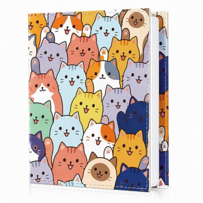 Cute Cat Photo Album 4x6 with 56 Pockets Small Picture Book Gift