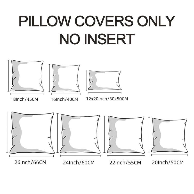 All Smiles Dark Green Christmas Tree Pillow Covers 20x20 Set of 2 - 20" Cushion Covers