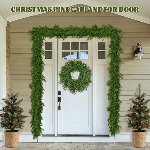 6FT Norfolk Pine Garland Artificial Greenery Christmas Decor - Real Touch