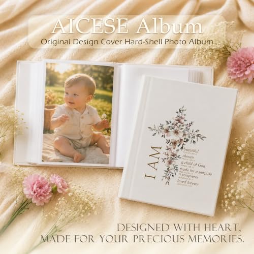 AICESE Hardcover Photo Album 4x6 18 Pockets - I Am02 Variation