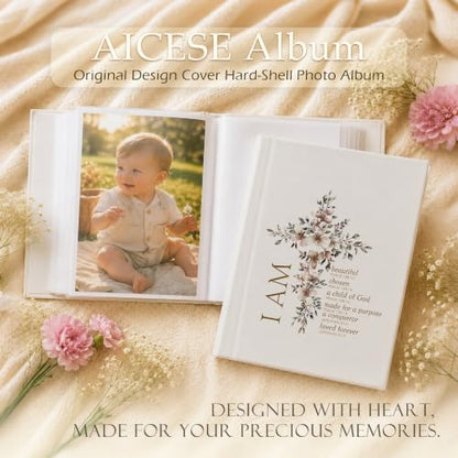 AICESE Hardcover Photo Album 4x6 18 Pockets - I Am02 Variation