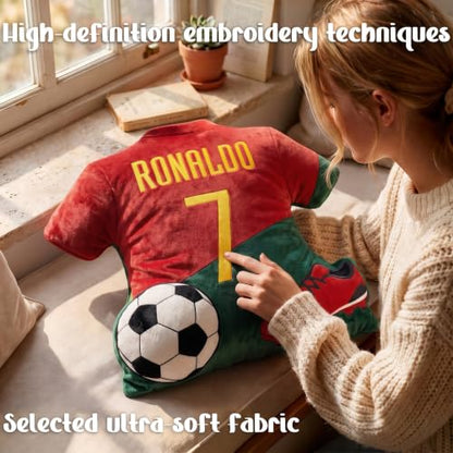 Personalized Football Jersey Cushion - Custom Name & Number - Pt