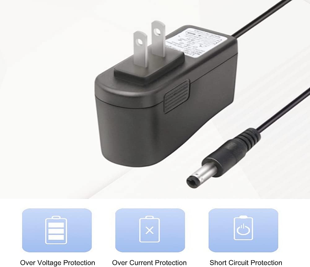 Qjin Charger for Shark Vacuum Mop | Compatible with VM200, VM200C, UM205, and More