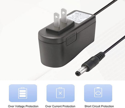 Qjin Charger for Shark Vacuum Mop | Compatible with VM200, VM200C, UM205, and More