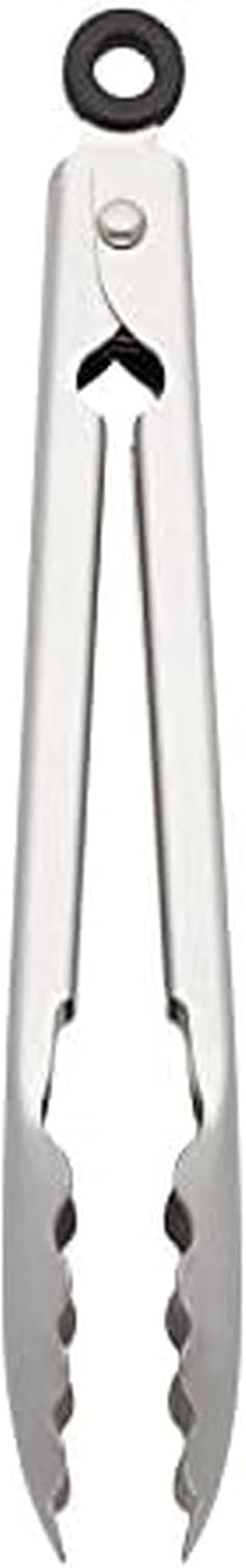 KitchenAid Stainless Steel Serving Tongs - 9 Inch with Secure Closing Lock & Hang Hook