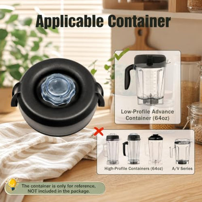 Vitamix 64oz Low-Profile Blender Lid Replacement - PB-Lid Variation