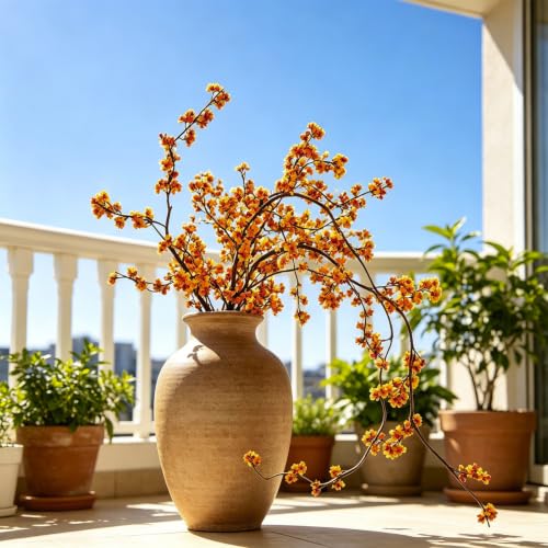 Artificial Fall Berry Branch - 31.5 Inch Cascading Faux Vine for Vase Arrangements