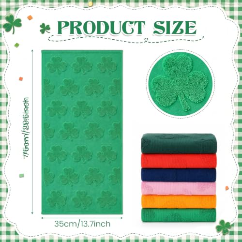 Holiday Hand Towels Set - Seasonal Jacquard Kitchen & Bathroom Towels, 6-Pack
