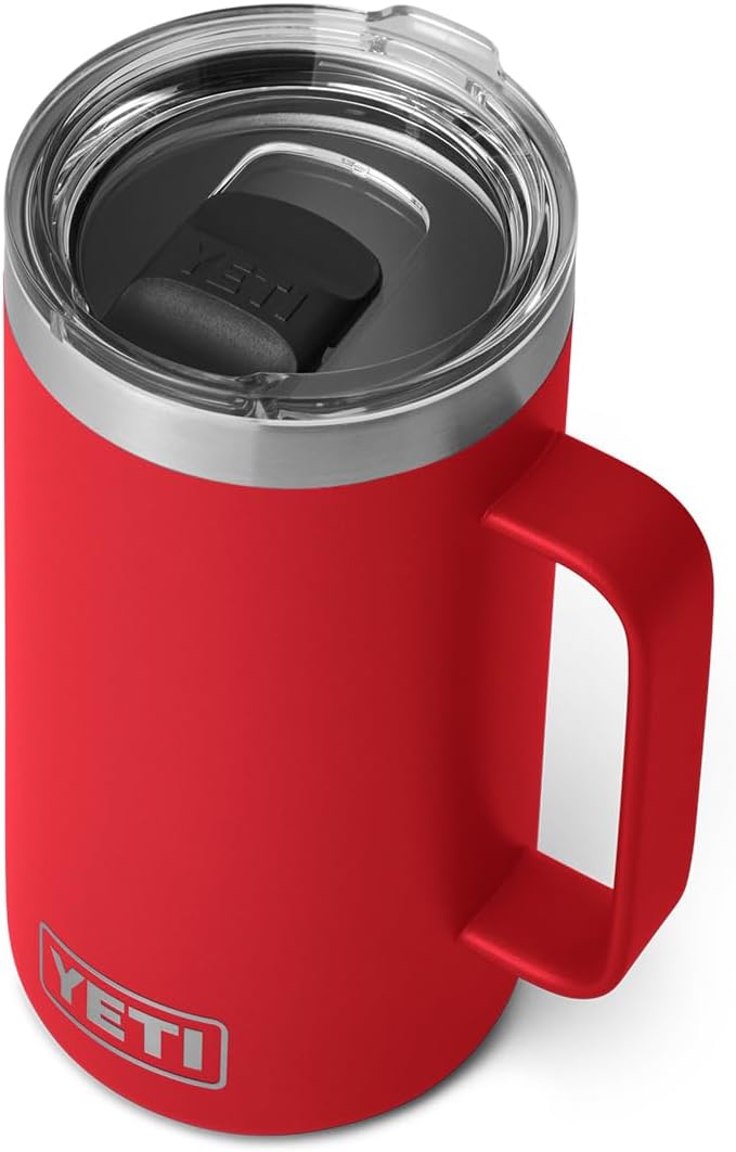 YETI Rambler 24 oz Mug - Vacuum Insulated Stainless Steel with MagSlider Lid for Ultimate Durability