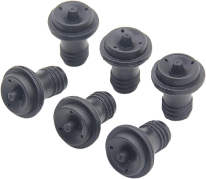 Wine Bottle Stopper, Wine Saver Vacuum Stoppers, Wine pump Vacuum Stoppers, Pack of 6, Rubber Wine Stoppers for Wine Saver Vacuum Pump Preserver, Solid stoppers Fit Every Bottle Keep Wine Fresh