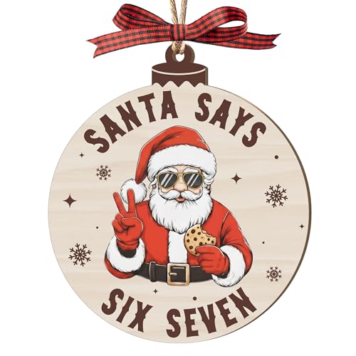 Festive 67 Meme Christmas Ornament - Humorous Viral Humor Holiday Decor - 10 Pack