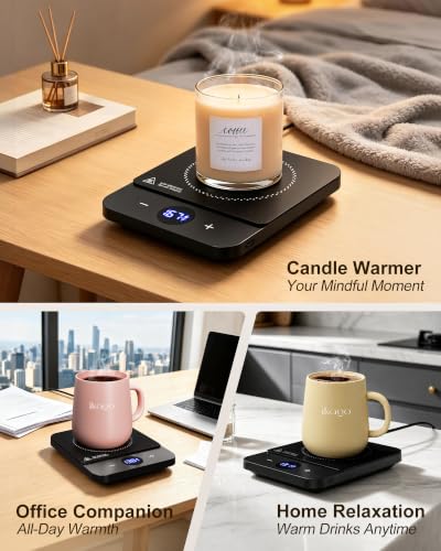 Coffee Mug Warmer with Precise Temperature Control, Auto Shut Off