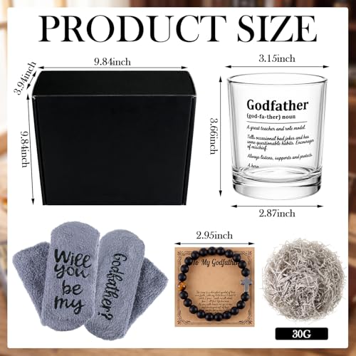 Godfather Proposal Gift Set - Will You Be My Godfather - Variation of God Father