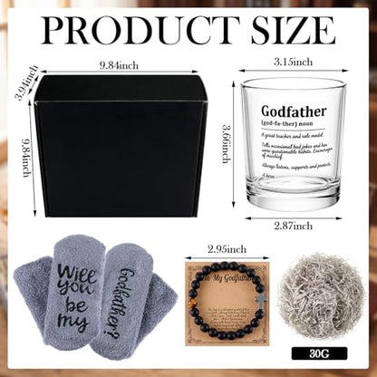 Godfather Proposal Gift Set - Will You Be My Godfather - Variation of God Father
