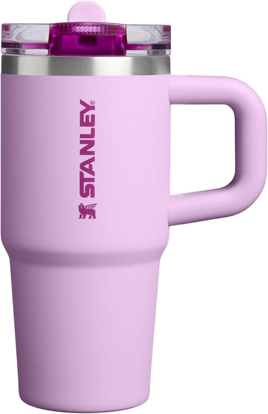 STANLEY Quencher ProTour 14 oz Tumbler - Leakproof Lid, Built-In Straw & Handle | Insulated, BPA-Free, Soft Orchid