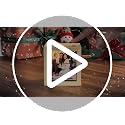 Custom Photo Flipbook Frame Animation - Hand-Crank Illuminated Memory Album with LED Light & Musical Function