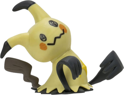 Pokémon Battle Figure 6-Pack | 2-Inch Pikachu, Squirtle, Charmander, Bulbasaur, Mimikyu & Toxel - Authentic Details