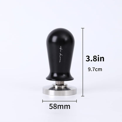 Espresso Tamper 51mm 58mm Calibrated Tamper with Spring-loaded Barista Espresso Coffee Tamper 304 Stainless Steel 100% Flat Base Premium Espresso Accessories UBENKAKU (58mm)