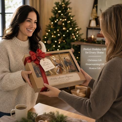 Christmas Stovetop Potpourri Kit with Dried Botanicals - 4 Pouches
