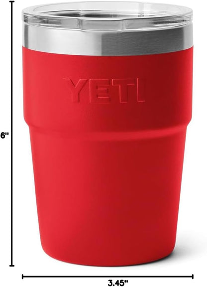 YETI Rambler 16 oz Stackable Tumbler - Vacuum Insulated Stainless Steel with MagSlider Lid