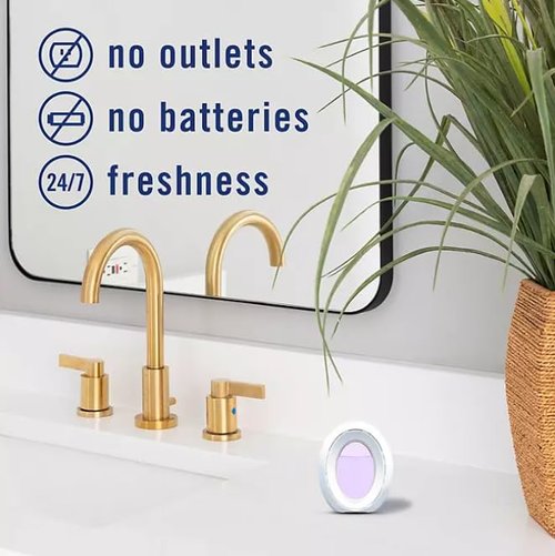 F.e.b.r.e.z.e Small Spaces Bathroom Air Freshener, Mountain, Light Lavender,Infusions Calm, 6 Count